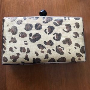 Nine West Leopard Clutch